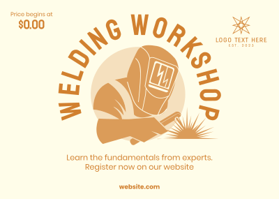 Welding Workshop From The Experts Postcard Image Preview
