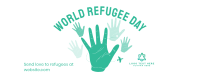 Hand Refugee Facebook cover Image Preview