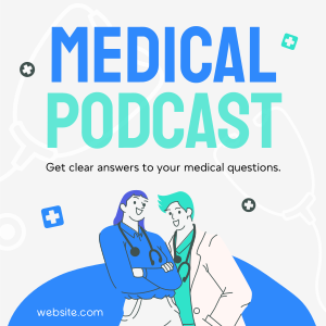 Podcast Medical Instagram post Image Preview