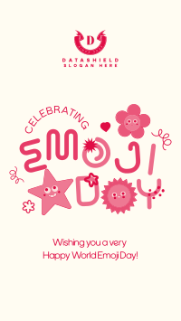 Celebrate Emojis Facebook story Image Preview