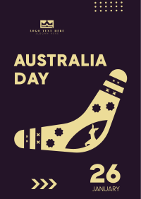 Australian Boomerang Flyer Image Preview