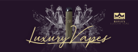 Luxury Vapes Facebook Cover Design