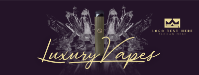 Luxury Vapes Facebook cover Image Preview