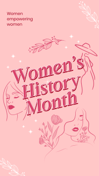 Empowering Women Month Facebook Story Design