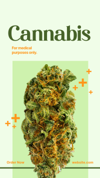 Medicinal Cannabis Facebook Story Design