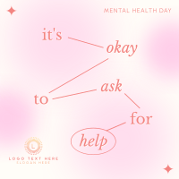 Mental Health Day Quote Instagram Post Preview