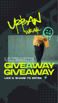 Urban Fit Giveaway TikTok Video Design