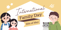 Cartoonish Day of Families Twitter post Image Preview