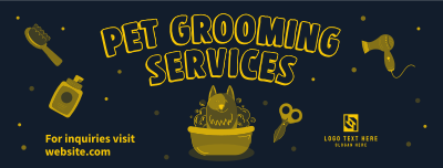 Grooming Services Facebook cover Image Preview