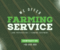 Trustworthy Farming Service Facebook Post Design