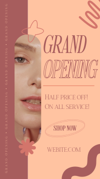 Salon Grand Opening Instagram Story Design