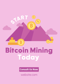 Bitcoin Mountain Poster Image Preview