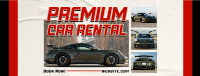 Luxury Car Rental Facebook cover Image Preview