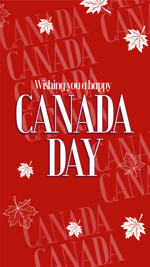 Hey Hey It's Canada Day TikTok Video Image Preview