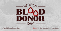 World Blood Donor Badge Facebook ad Image Preview