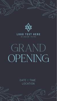 Floral Grand Opening YouTube short Image Preview