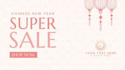 Lunar New Year Sale Facebook event cover Image Preview
