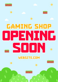 Game Shop Opening Flyer Image Preview