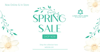 Aesthetic Spring Sale  Facebook ad Image Preview