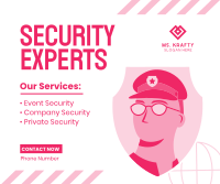 Security Experts Services Facebook Post Design