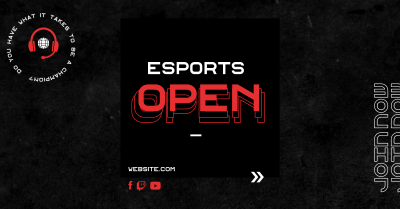 Esports Open Facebook ad Image Preview