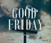 Crucifix Good Friday Facebook post Image Preview
