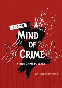Criminal Minds Podcast Poster Design