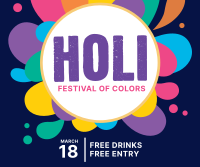 Holi Festival Facebook post Image Preview