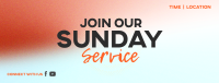 Sunday Service Facebook Cover Design