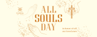 Prayer for Souls' Day Facebook Cover Image Preview
