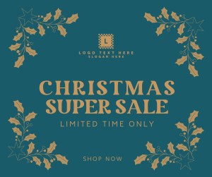 Christmas Super Sale Facebook post Image Preview