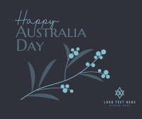 Golden Wattle  for Aussie Day Facebook Post Design