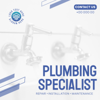 Plumbing Specialist Linkedin Post Design