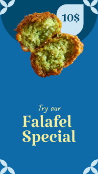 Restaurant Falafel Special  Facebook Story Design