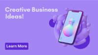 Creative Business Ideas Facebook event cover Image Preview