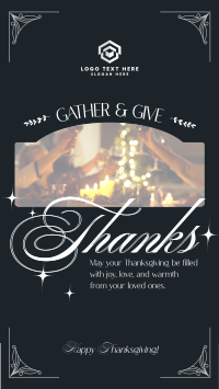 Thanksgiving Greeting Facebook Story Preview