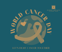 Fighting Cancer Facebook Post Design