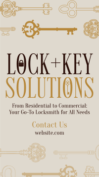 Luxury Locksmith Services Instagram Reel Preview