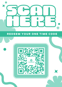 Quirky QR Discount Deal Poster Design