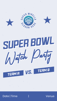 Watch Live Super Bowl Facebook Story Image Preview