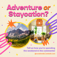 Staycation Weekend Instagram Post Image Preview