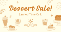 Discounted Desserts Facebook Ad Design