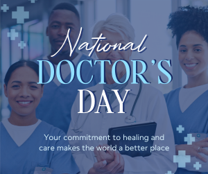 National Doctor's Day Facebook post Image Preview