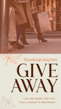 Massive Giveaway this Thanksgiving Instagram story Image Preview