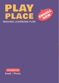 Play Place Flyer Image Preview