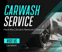 Cleaning Car Wash Service Facebook Post Design