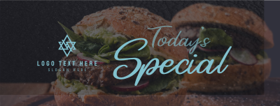 Veggie Burger Facebook cover Image Preview