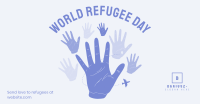 Hand Refugee Facebook ad Image Preview