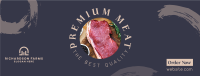 Premium Meat Facebook Cover Image Preview