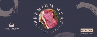 Premium Meat Facebook cover Image Preview
